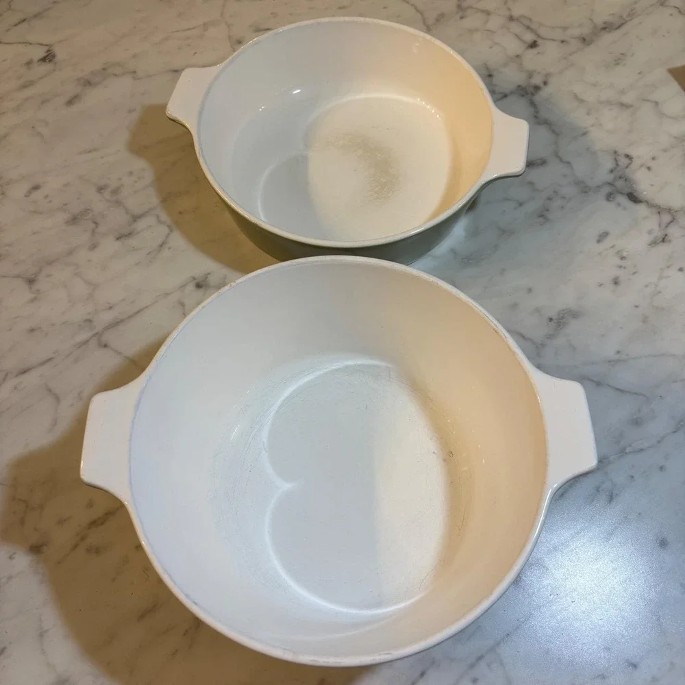 Vintage Corning Ware Avocado Green Casserole Dish Set P-701-B P-701 3/4-B 2pc